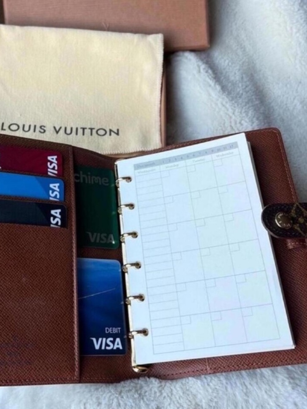 🆕 LV Planner Calendar Inserts Grid Monthly To Do Daily Note Personal Travel Work